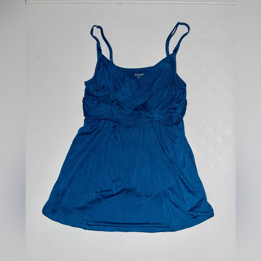 Motherhood Maternity Blue Tank Top